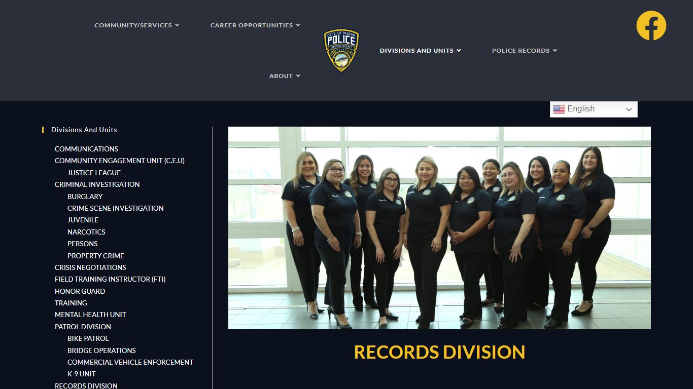 RECORDS DIVISION – PharrPD.com